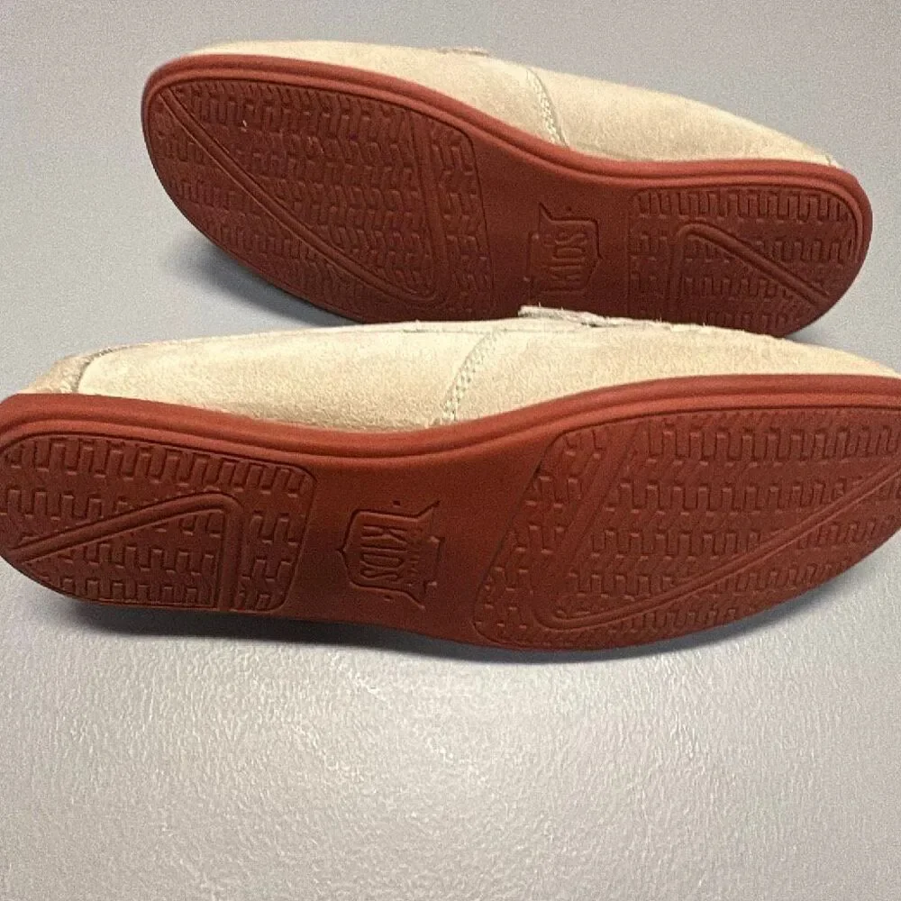 Florsheim Kids suede penny loafers light tan size 5M